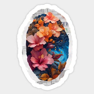 The Portal Of Flowers Sticker